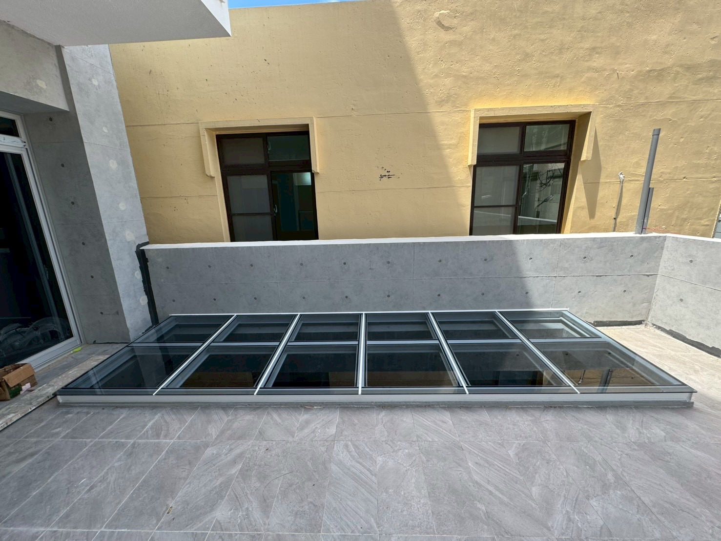 台南採光罩工程+隔熱玻璃